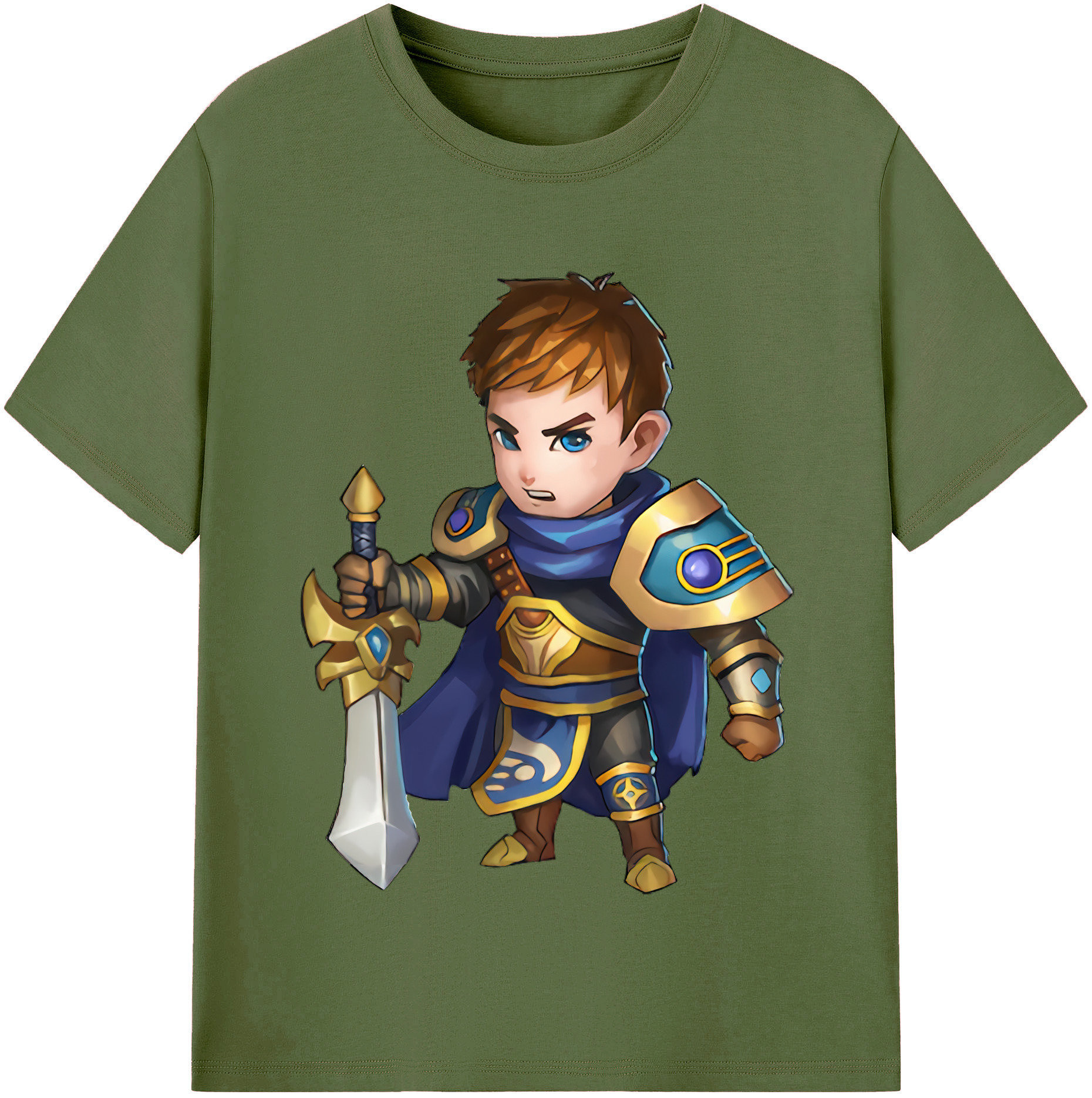 リーグ・オブ・レジェンド League of Legends LOL 綿100％半袖Tシャツ（フロントプリント）